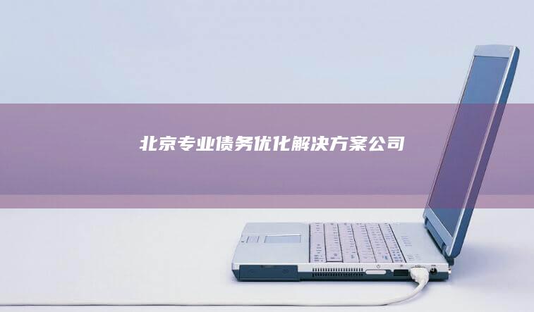 北京专业债务优化解决方案公司